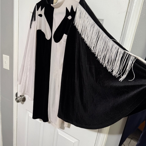 Dueling horses with thicc boy necks bell sleeve dress by Fashion Brand Company - Picture 3 of 4